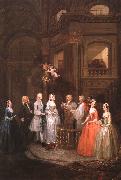 William Hogarth The Wedding of Stephen Beckingham and Mary Cox oil painting picture wholesale